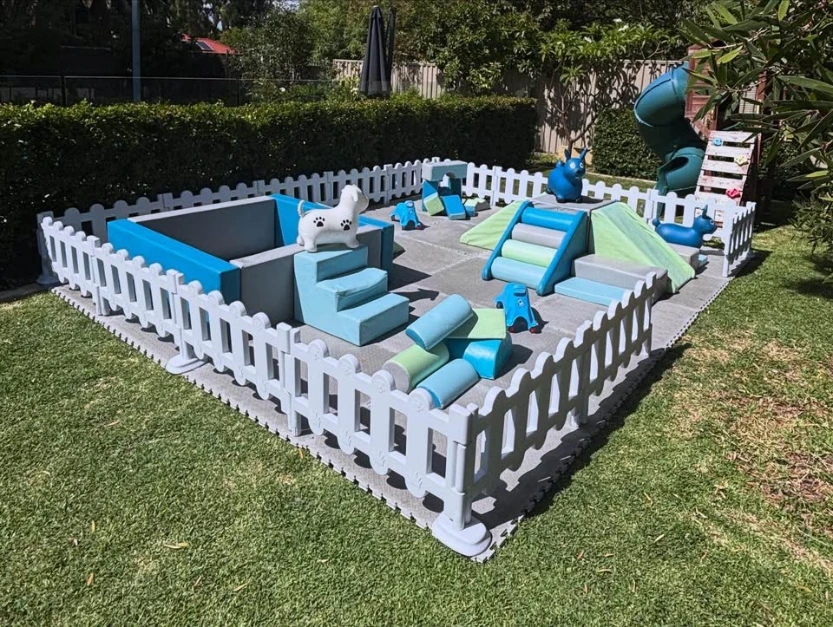 Blue Soft play Set 5m x 4m