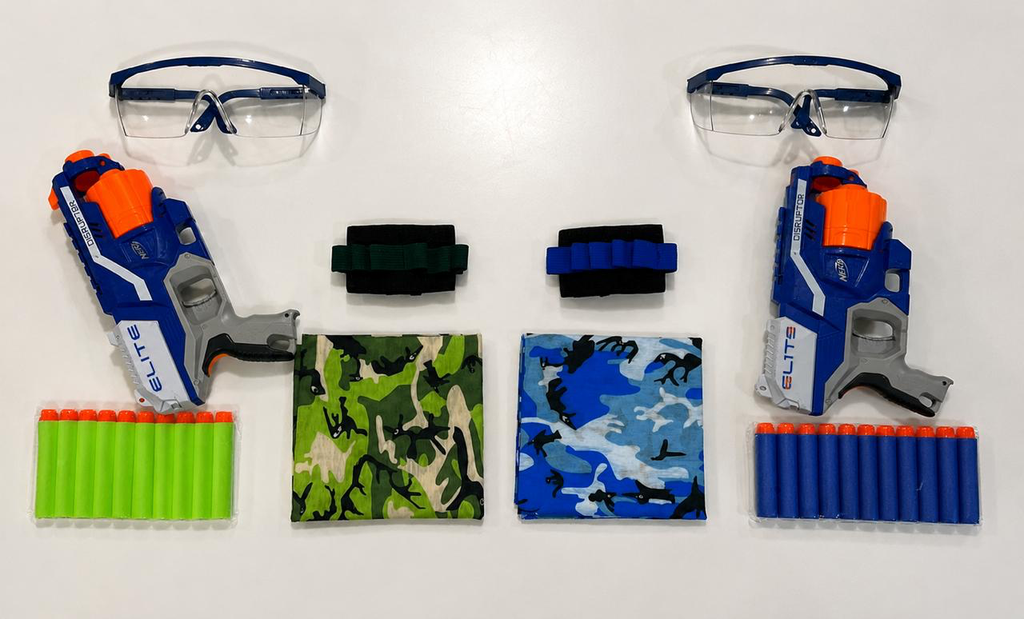 Nerf gun rental set - Multi Bullets